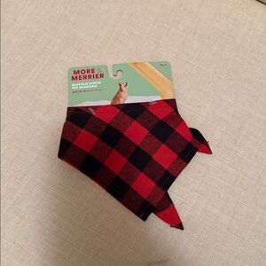 Plaid dog bandana